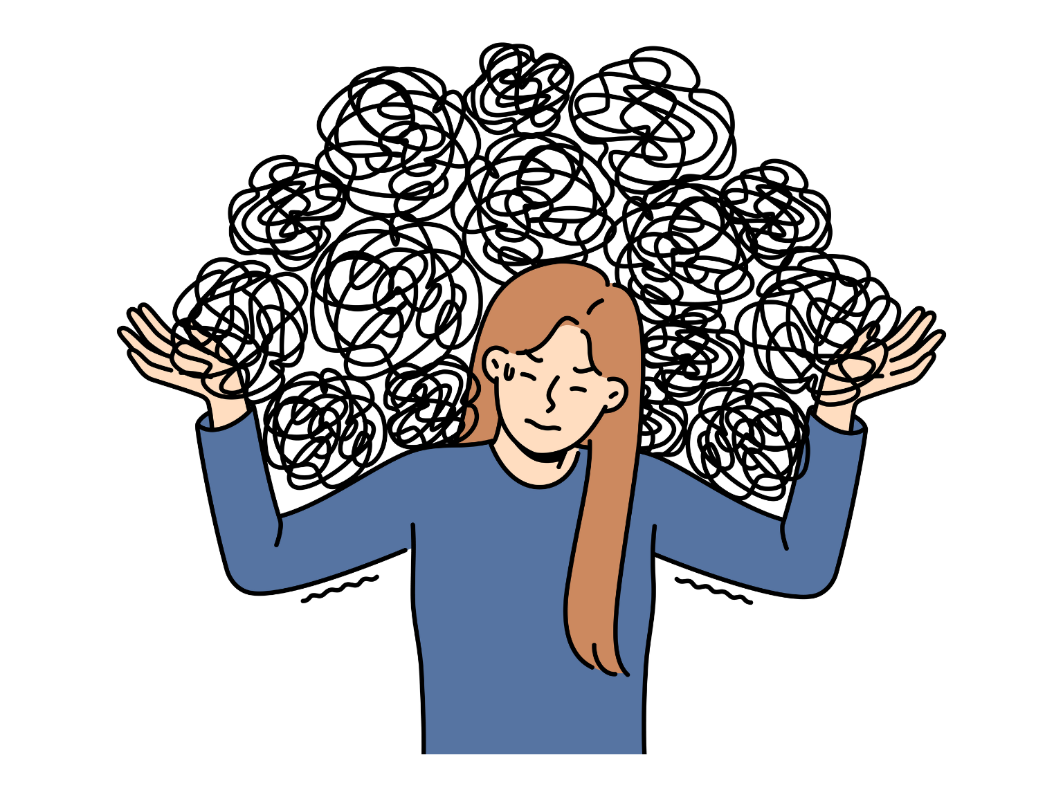 悩みを抱える女性